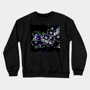 Neon Tree Flower Branch Crewneck Sweatshirt